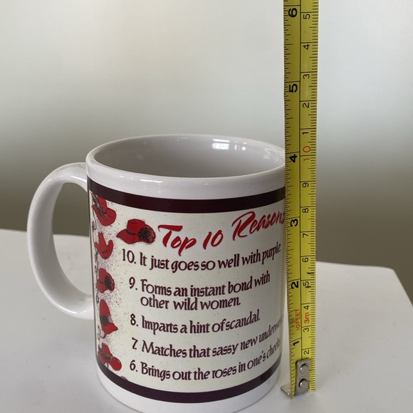 “Red Hat”Mug Leanin Tree 12oz Exc Cond - Picture 8 of 10